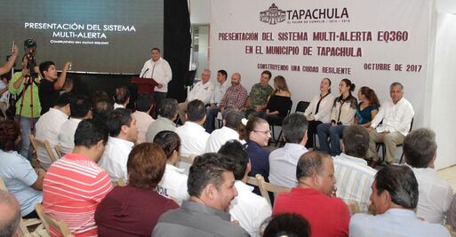 Instalan alerta sísmica en Tapachula, Chiapas