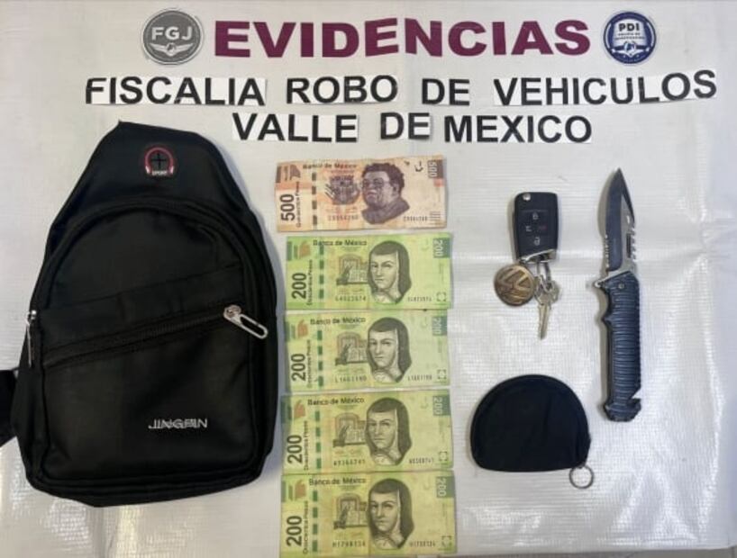 Detienen en Ecatepec a integrante de la “Banda de los Ubers”, dedicada al robo de coches