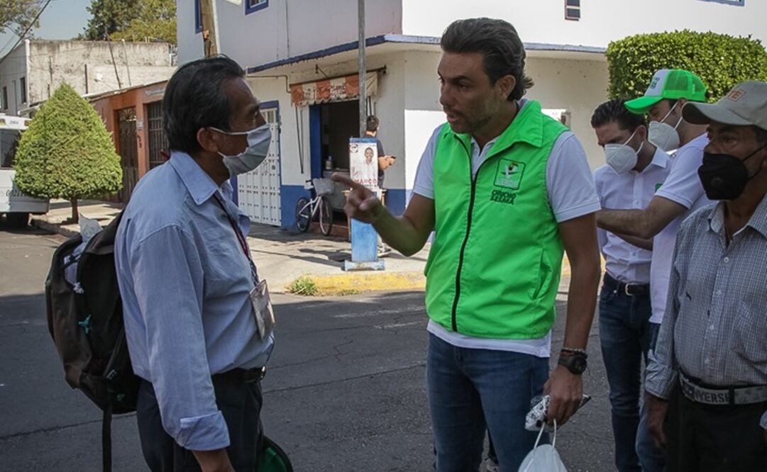 El candidato ecologista aseguró que de llegar al Congreso de la Ciudad impulsará reducir el pago de impuestos locales a las empresa. Foto: Especial 
