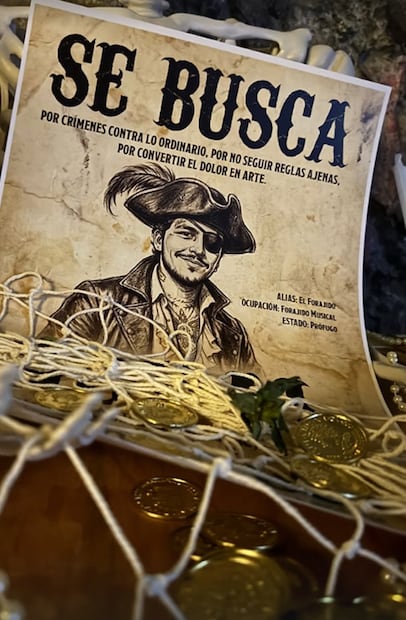 Invitación a fiesta de cumpleaños de Christian Nodal. 
Foto: Instagram