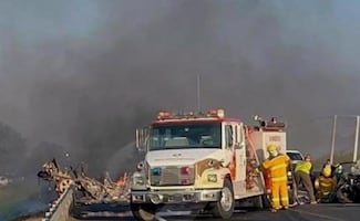 Accidente en carretera Ciudad Victoria a Zaragoza deja 3 personas fallecidas; hay 7 lesionados 