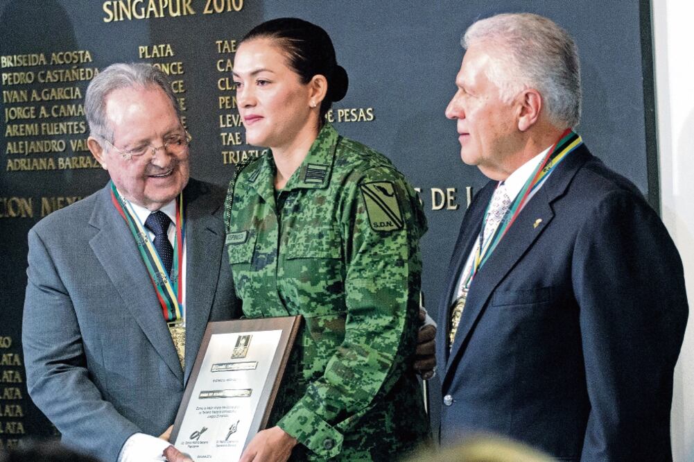 María Espinoza llamó a atletas tricolores a mostrar su calidad (ISAAC ESQUIVEL. /CUARTOSCURO)