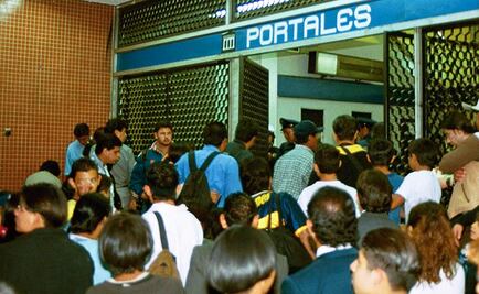 Metro suspende servicio en estación Portales por persona accidentada 