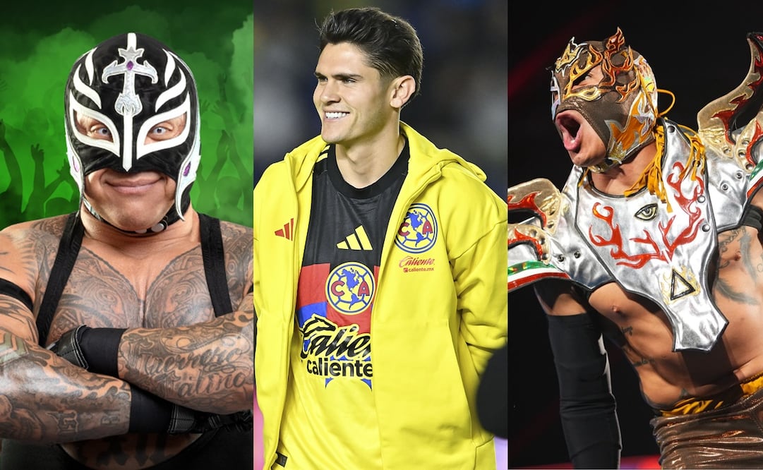 Rey Mysterio, Israel Reyes y Rey Fénix estarán en el estadio Alfredo Harp Helú. FOTO: ESPECIAL