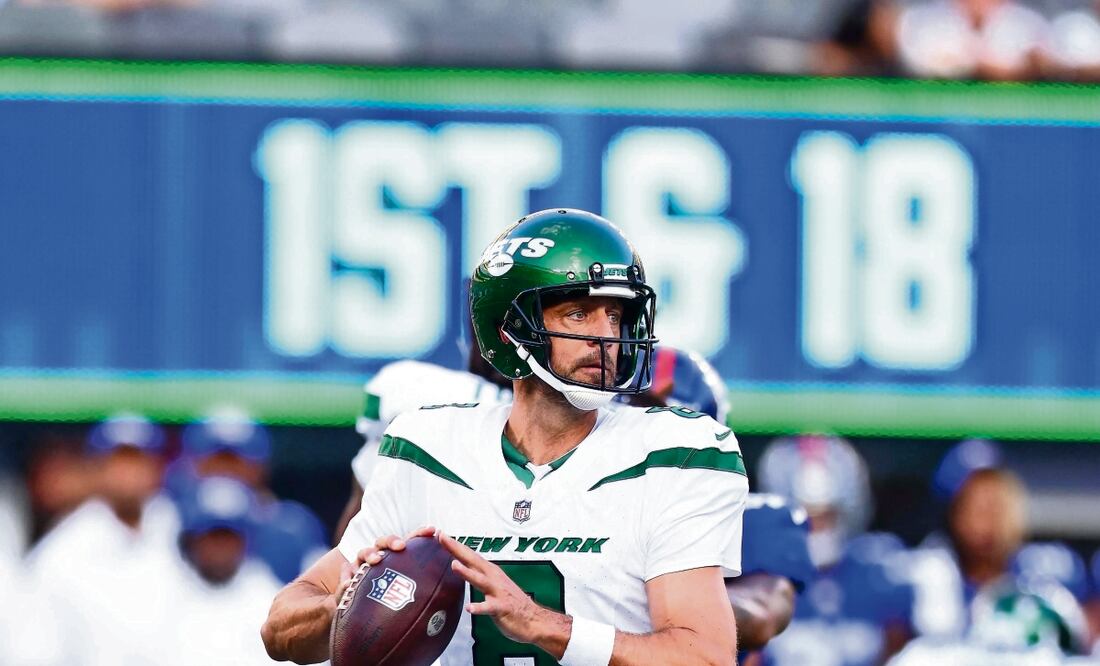 Aaron se rebajó el salario, lo que nunca hizo con los Packers. Foto: Mike Stobe / AFP