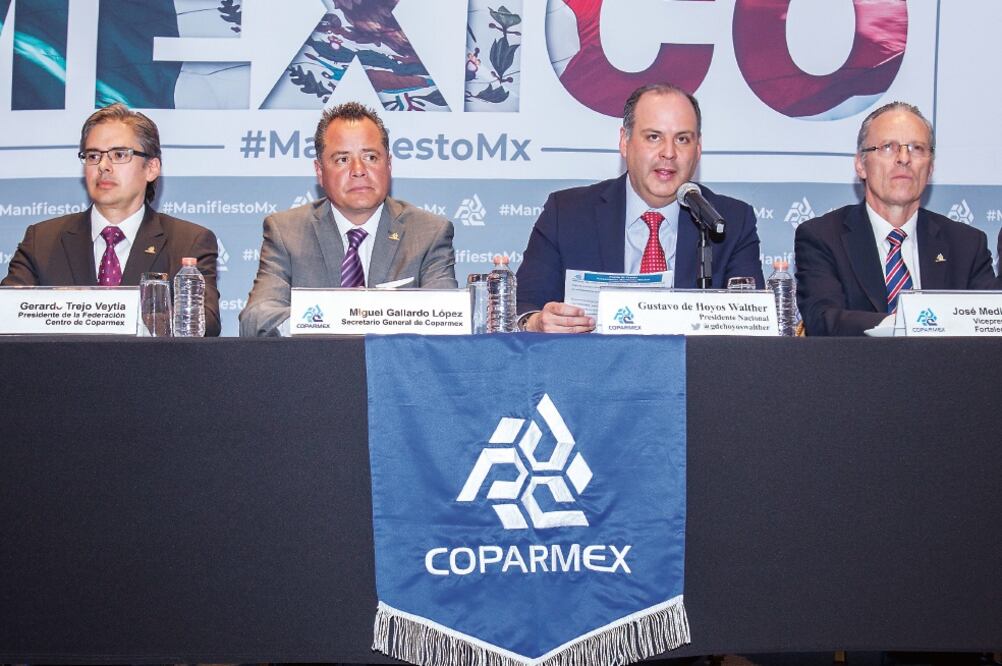 “Descartes personales”. El presidente de la Coparmex, Gustavo de Hoyos, dijo que, luego del choque con AMLO, desea que no haya más indiferencias. Foto: ARCHIVO EL UNIVERSAL