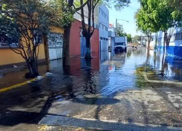 En plena sequía, reportan mega fugas de agua en la alcaldía Azcapotzalco