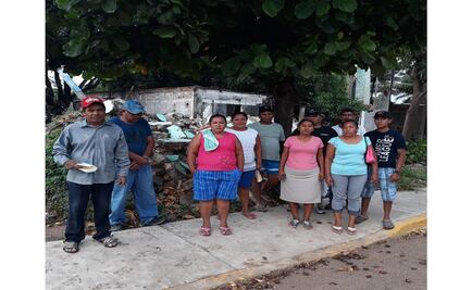 Ejidatarios exigen recursos para reconstrucción de viviendas afectadas en sismo