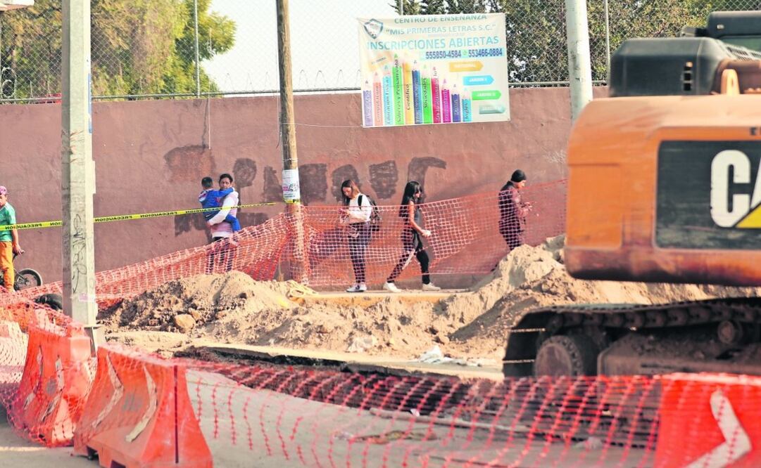Obra donde murió un migrante haitiano. Foto: Archivo/ EL UNIVERSAL