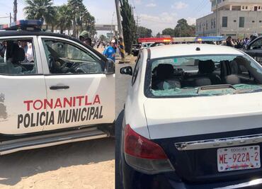 Reportan disputa territorial con tubos, palos, piedras y balazos en Tecámac entre pobladores y policías