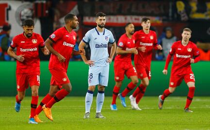 El Bayer Leverkusen vence al Atlético de Madrid en Champions