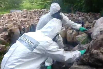 Decomisan 50 toneladas de cristal a Cártel de Sinaloa