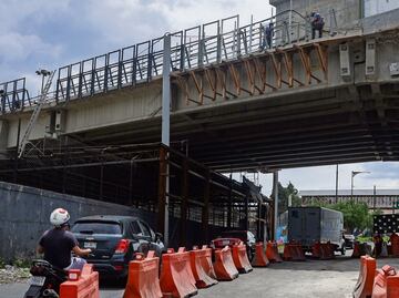 Enderezan viaducto elevado de la Línea 9 del Metro Pantitlán