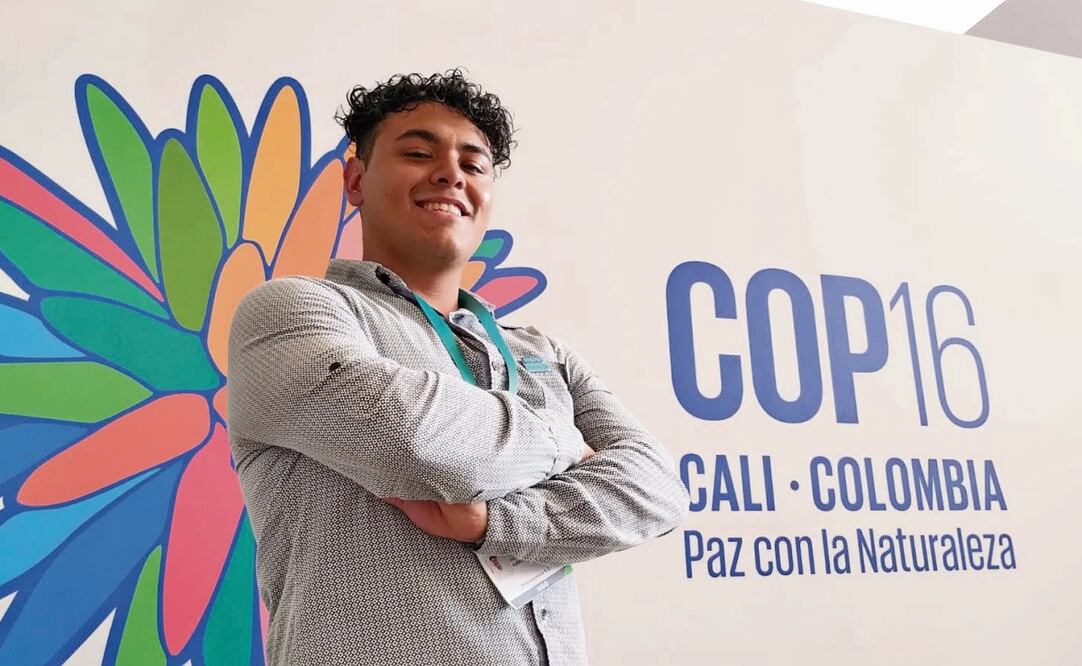 Ángel Uriel Fuentes Piña, egresado de Biología de la Facultad de Ciencias de la Universidad Nacional Autónoma de México (UNAM). Foto: César Reyes / EL UNIVERSAL