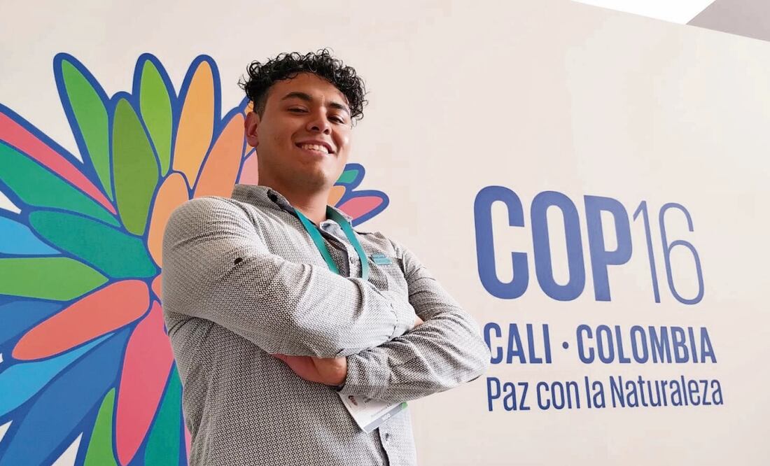 Ángel Uriel Fuentes Piña, egresado de Biología de la Facultad de Ciencias de la Universidad Nacional Autónoma de México (UNAM). Foto: César Reyes / EL UNIVERSAL