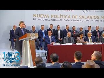 Obreros y empresarios califican aumento salarial como un "parteaguas"