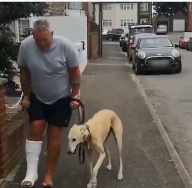 Lomito imita a su dueño cojo y este piensa que tiene una enfermedad