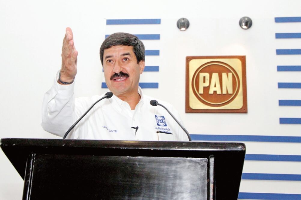 Javier Corral explicó que hace falta la transformación de la militancia (CARLOS MEJÍA. EL UNIVERSAL)