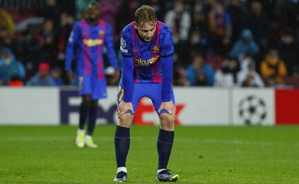 Barcelona en riesgo de quedar eliminado de Champions al empatar con el Benfica