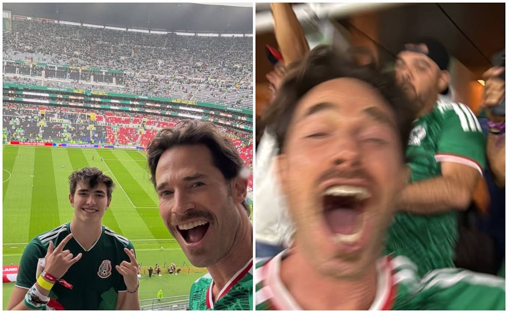 Sebastián Rulli celebró a la Selección Mexicana en su partido contra Inglaterra.
Instagram sebastianrulli