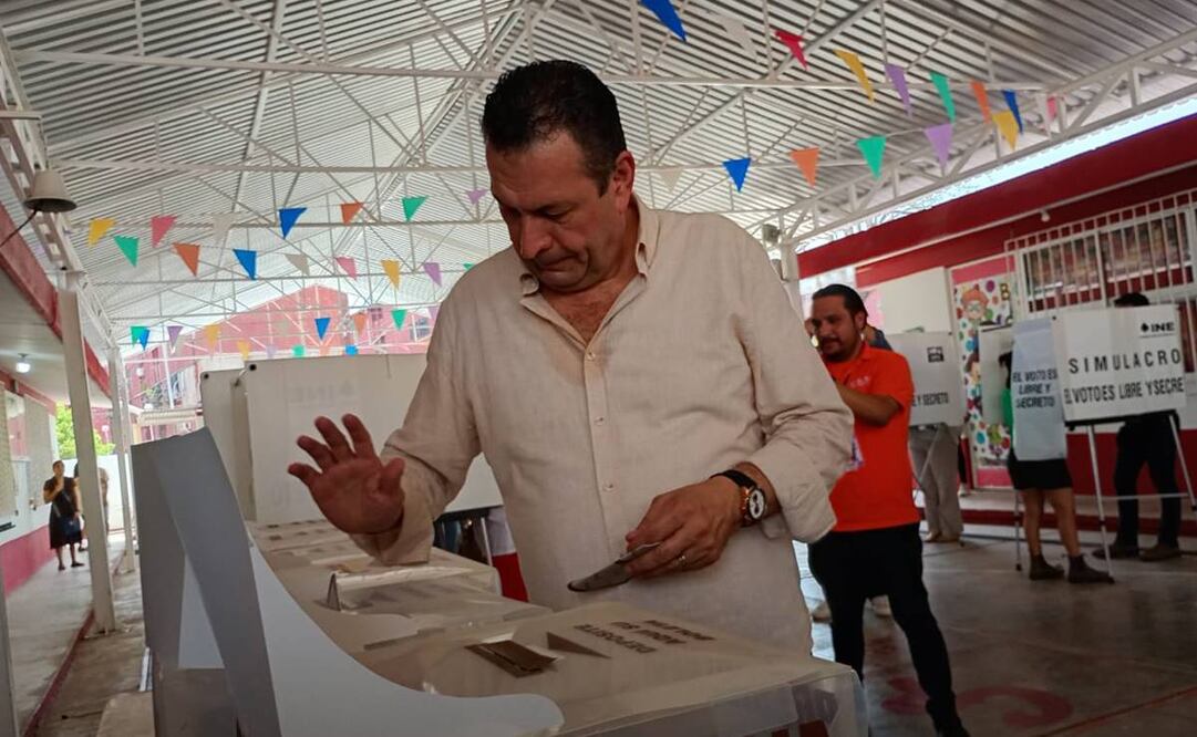 El candidato a la Gubernatura por el PRD, Juan Manuel Fócil Pérez, acusó que el órgano electoral no ha sido garantía para que la jornada electoral. Foto: especial