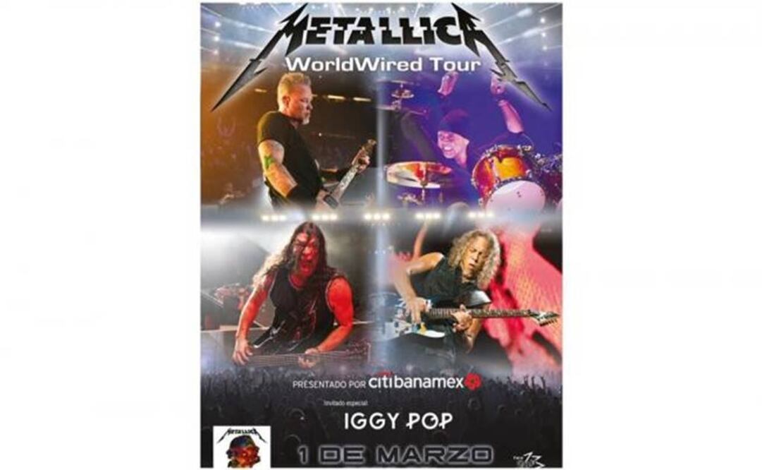 Metallica announces Iggy Pop as special guest