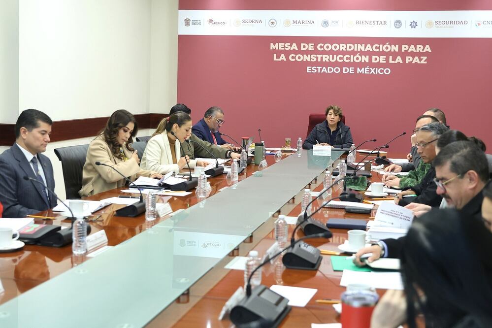 Mesa para la Construcción de la Paz en el Edomex. Foto: Especial