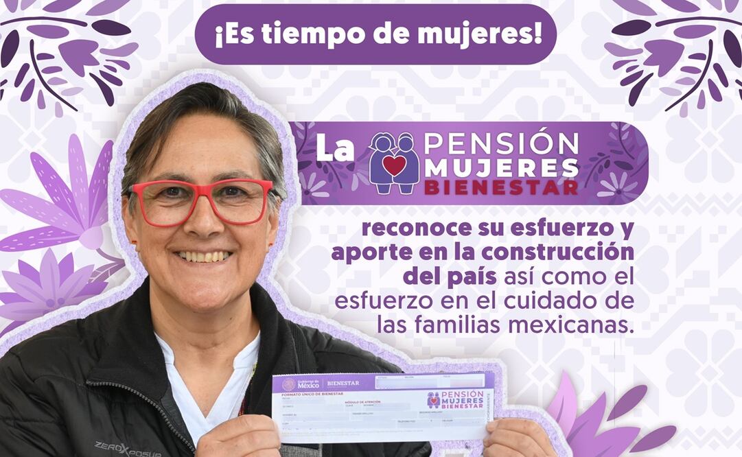 Las mujeres de 63 y 64 años que su primer apellido inicie con I, J, K, L, M se podrán registrar cada miércoles en los meses de octubre y noviembre. Foto: X @Bienestar_CDMX
