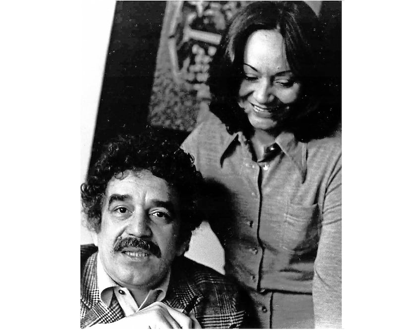 Gabriel García Márquez y su esposa Mercedes Barcha, en 1975. Foto: ARCHIVO EL UNIVERSAL