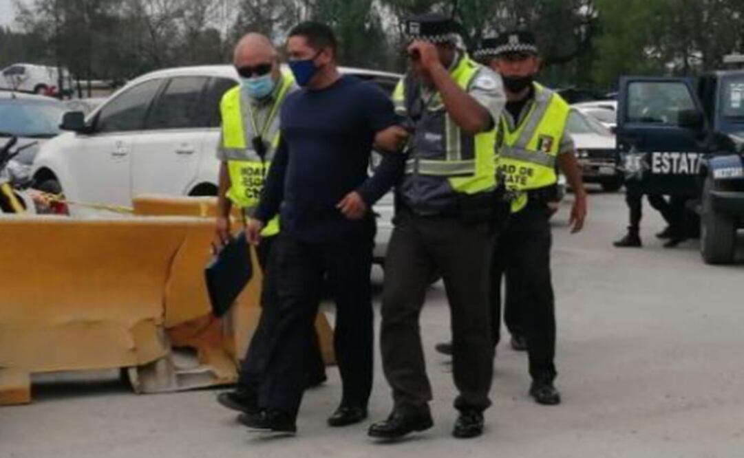 Guardia Nacional detiene a policía del Edomex que presuntamente extorsionaba a conductores 