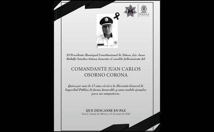 Suman 24 policías muertos por Covid-19 en Edomex 