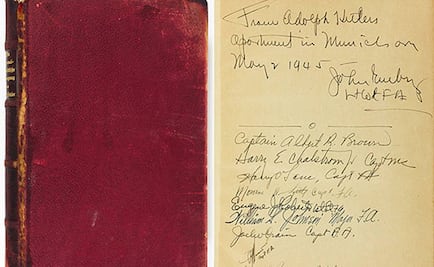 Subastarán copia de "Mi lucha" que perteneció a Hitler