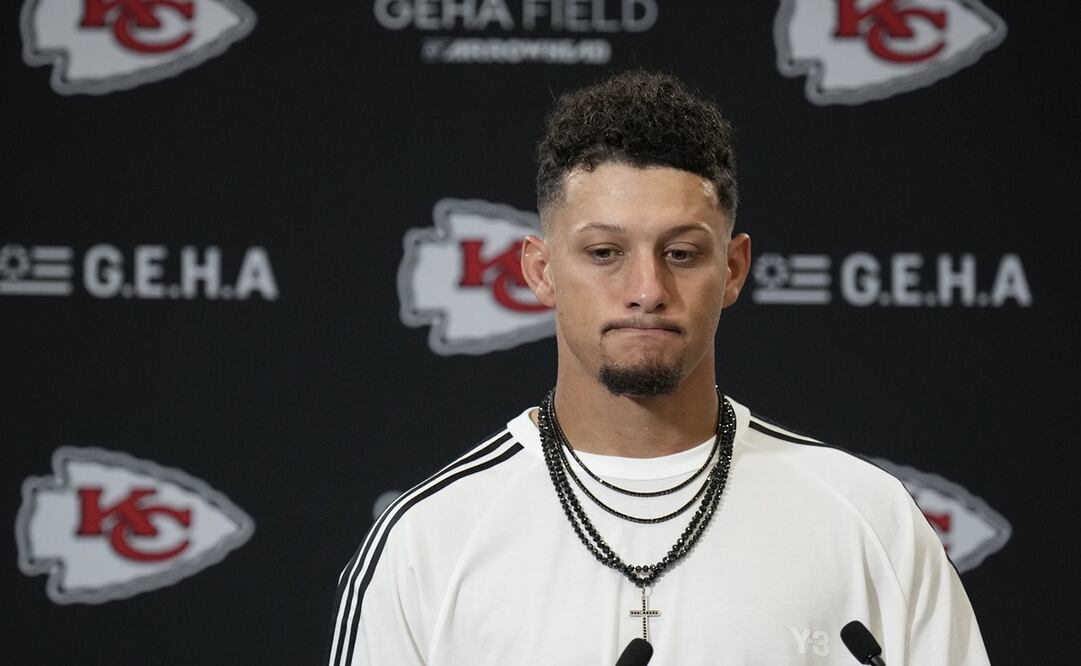 Patrick Mahomes en conferencia de prensa tras la derrota ante Filadelfia | FOTO: AP