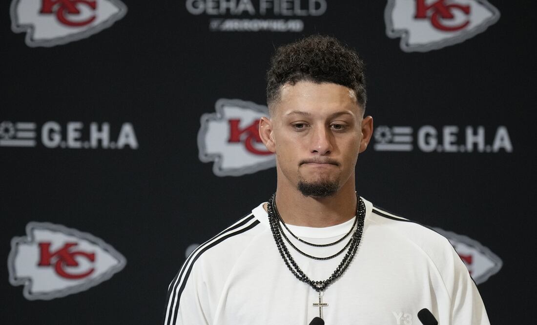 Patrick Mahomes en conferencia de prensa tras la derrota ante Filadelfia | FOTO: AP