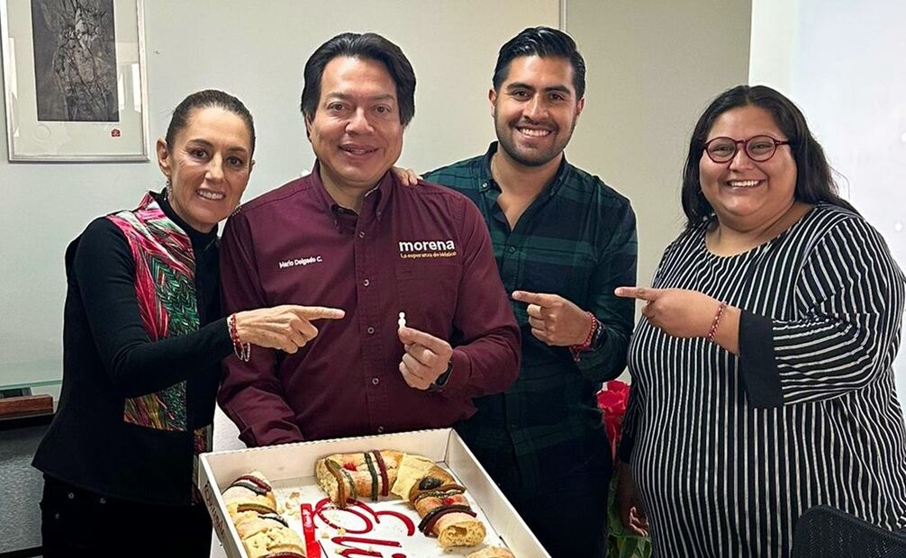 Mario Delgado participó en la partida de Rosca Foto: @CitlaHM