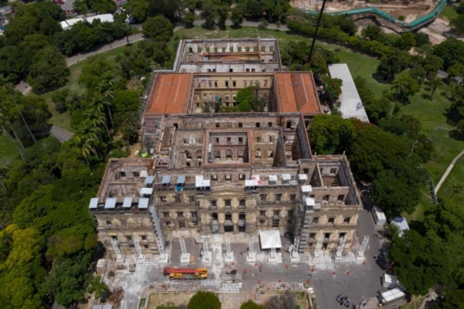 Optimismo en recuperación del Museo Nacional de Brasil