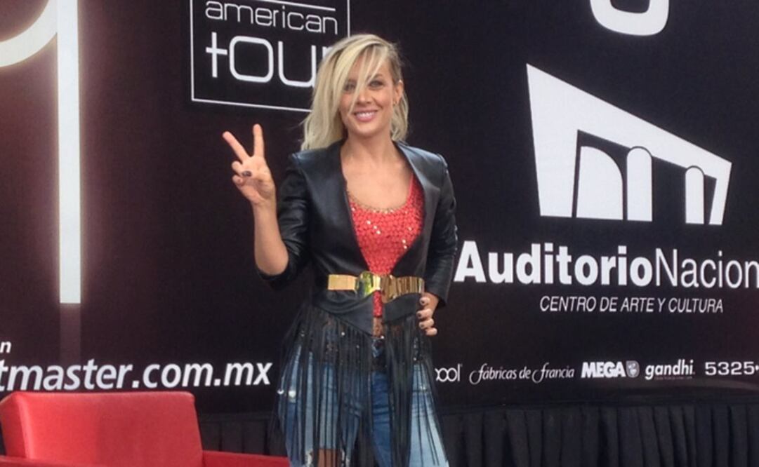 Fey explicó que el show será un viaje por muchas canciones Foto: Humberto Montoya / EL UNIVERSAL