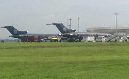 Llegan aviones de la Policía Federal al aeropuerto de Oaxaca