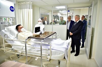 ISSSTE aclara foto de visita de AMLO a hospital Covid