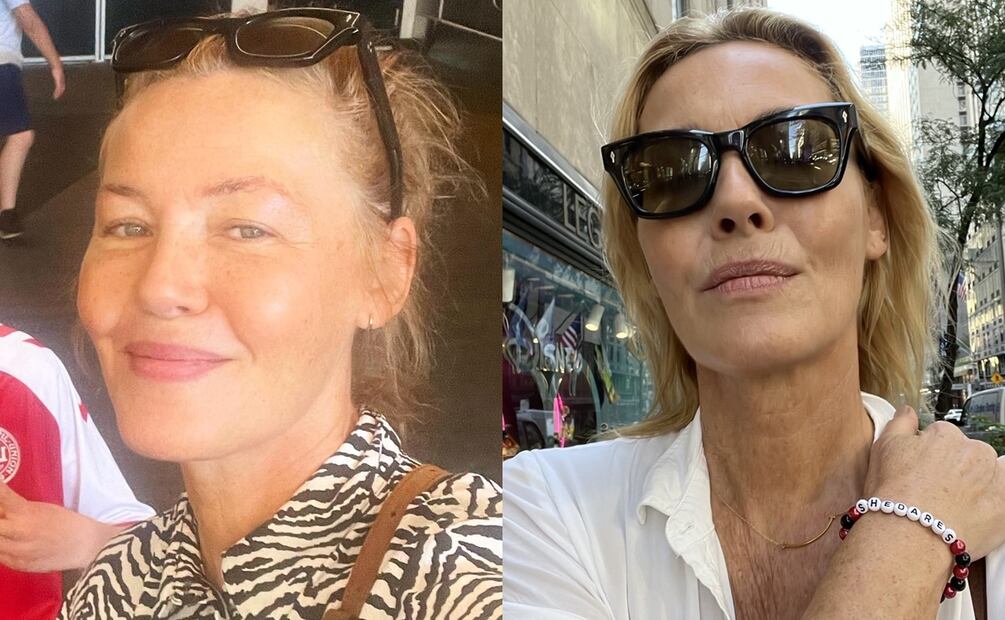 Connie Nielsen posando. Fuente: Instagram @connienielsenofficial