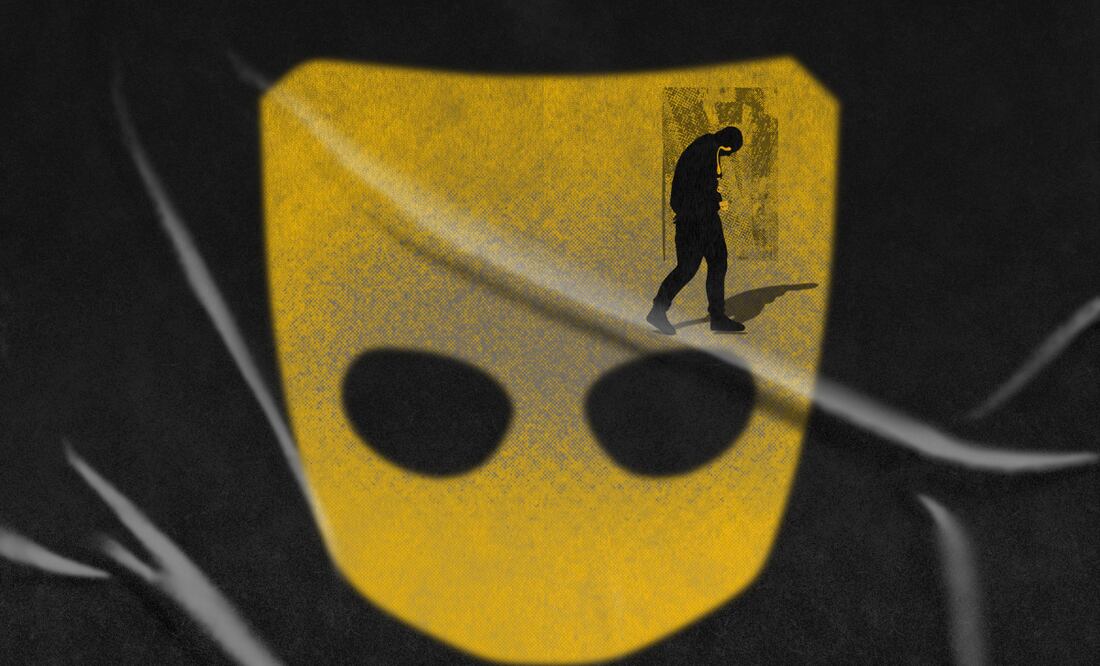 Grindr | Ilustración: Angélica Vázquez.