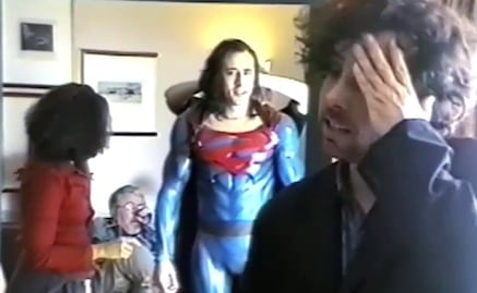 Un "Superman" que iba a terapia, así era la cinta de Tim Burton