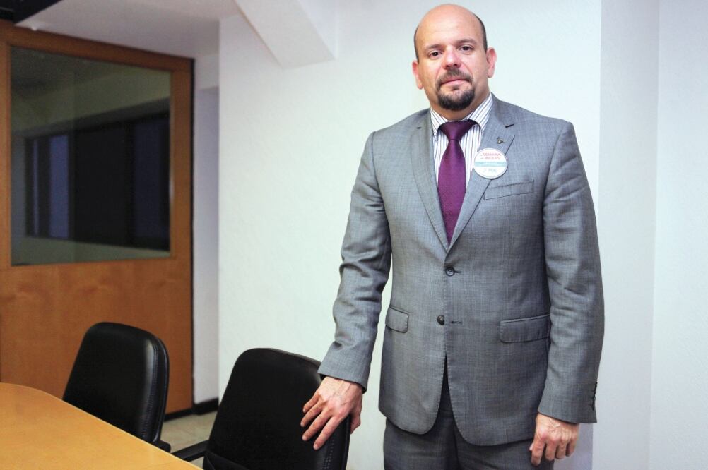 Rafael Ginnari, director comercial de KOE es Hablar Inglés, explicó que el sistema creado enseña desde el inicio a estructurar por medio de cuatro niveles (LUCÍA GODÍNEZ. EL UNIVERSAL)