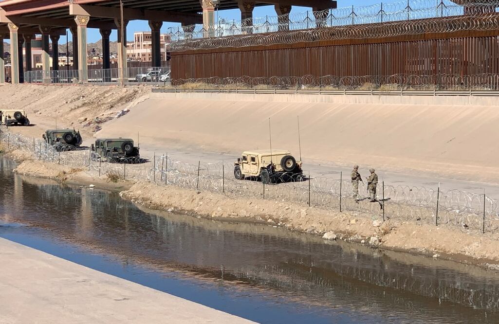 Foto: Especial/ Refuerza seguridad en el muro Fronterizo 