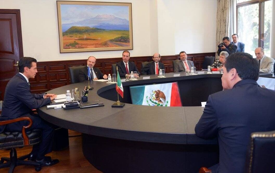 Imagen tomada del Twitter de Presidencia de México