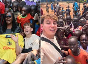 Igor Lichnovsky pasa Navidad con niños en África; el jugador de América realizó labor altruista