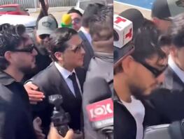 Christian Nodal genera caos a su llegada al Reclusorio Norte; evita orden de aprehensión tras comparecer en CDMX