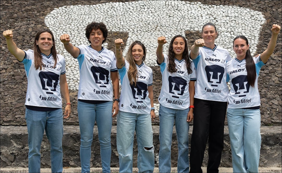 Pumas Femenil presentó a sus fichajes para el Apertura 2026 y se comprometió a ganar el título / FOTO: @PumasMXFemenil