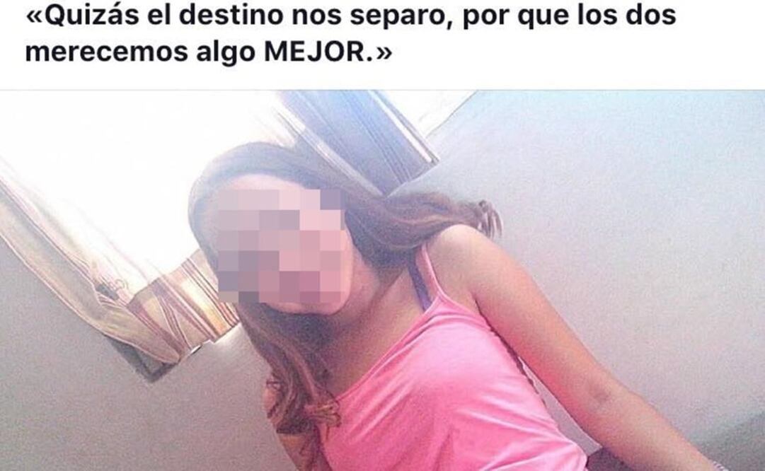 Una de las imágenes tomadas por la menor y subidas a su perfil antes de su muerte. FOTO: Facebook