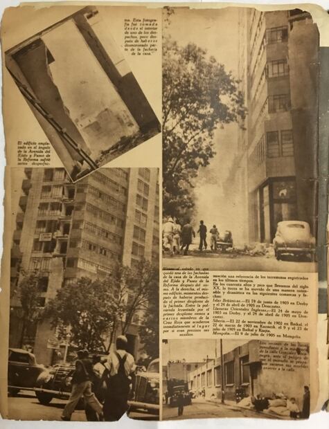 La Revista “Estampa” reportaba los daños que el sismo de 1941 ocasionó al Edificio Corcuera. Crédito: Colección Villasana-Torres.